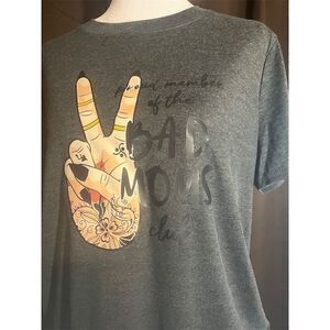 Spreadshirt Women's Proud Member of the Bad Moms Club T-Shirt Gray M